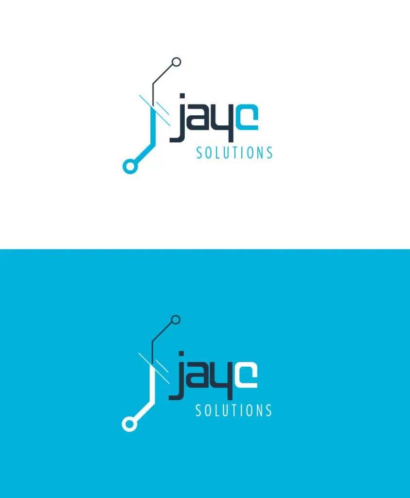 Jayc Solutions logo design