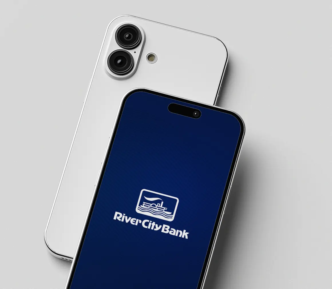 River City Bank App design