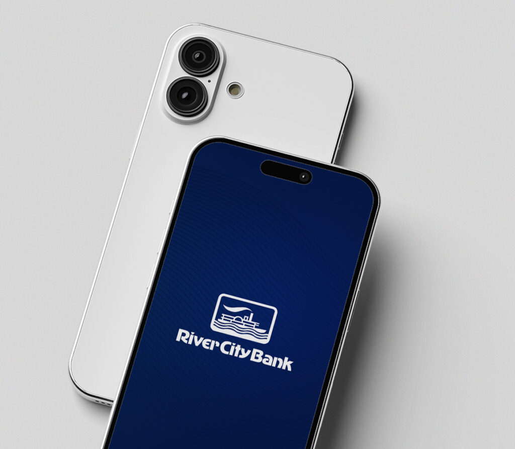 River City Bank App design